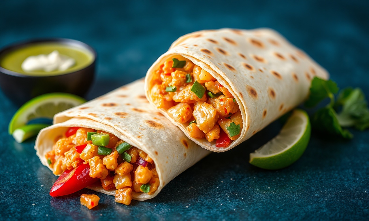 Unlock Flavor: Chicken fajita quesadilla with vibrant bell peppers.