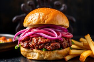 Savor Vegan BBQ sliders: seitan's smoky twist.