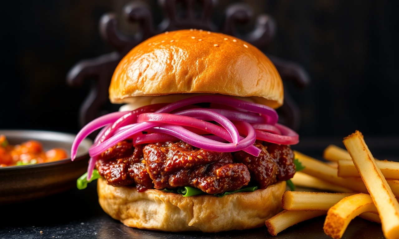 Savor Vegan BBQ sliders: seitan's smoky twist.