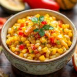 Crunchy Peruvian corn salad bursting with Andean flavor.