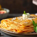 Perfect crepes mix recipe for quick, easy, delicious breakfast.