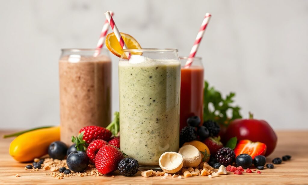 Power Up naturally with plant-based protein shakes.